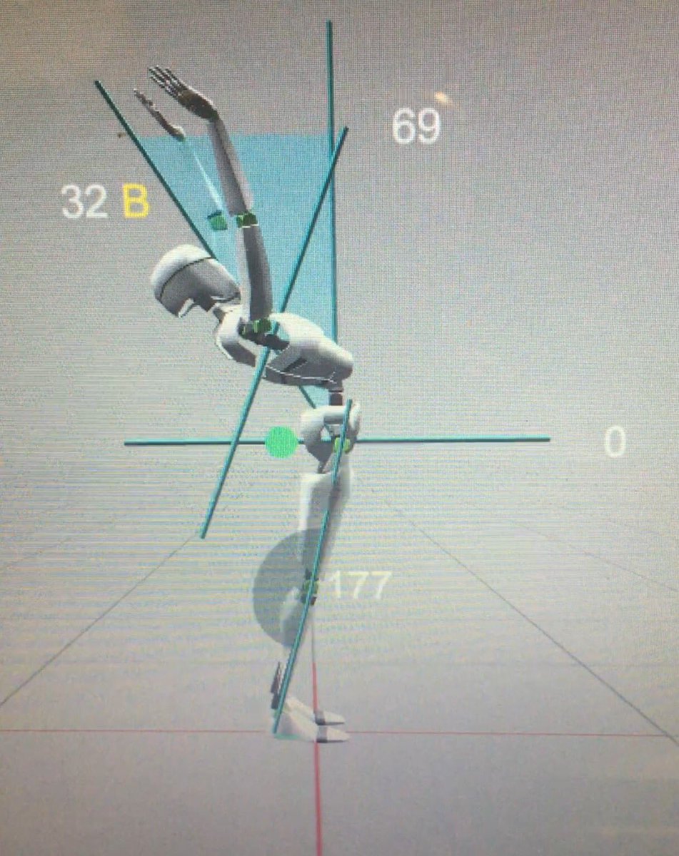 Michele_Liew's tweet photo. Excessive hinge noted in the lumbar spine measured by @MySwingGolf. Hypermobility could also be a risk factor for injury #restorefunction https://t.co/vUUX85iKbj
