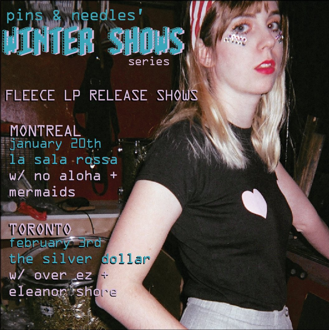 We will be joining <a href="/fleecemusics/">fleece (the band)</a> for the release of their new LP! See you in Montreal on January 20 + Toronto on February 3! ❤link on fb!