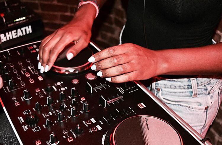 Friday night plans: @DJeyejay tonight under the red lights. Catch her 8-12, kitchen goes till 2! 🎧🍜🍙🍣🥂🍺 #girlpower