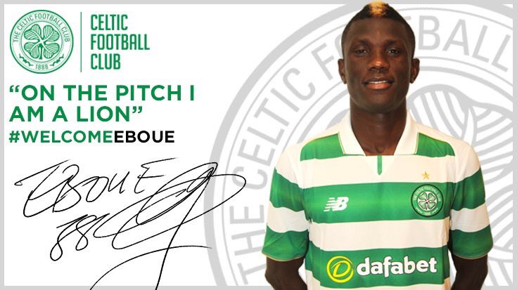 CelticFC's tweet photo. 💬 #WelcomeEboue 🦁 https://t.co/cgcOaC83zI