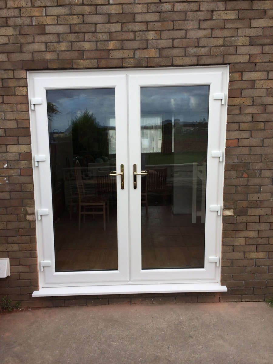 A cut out French doors done by our Certass competent fitting team