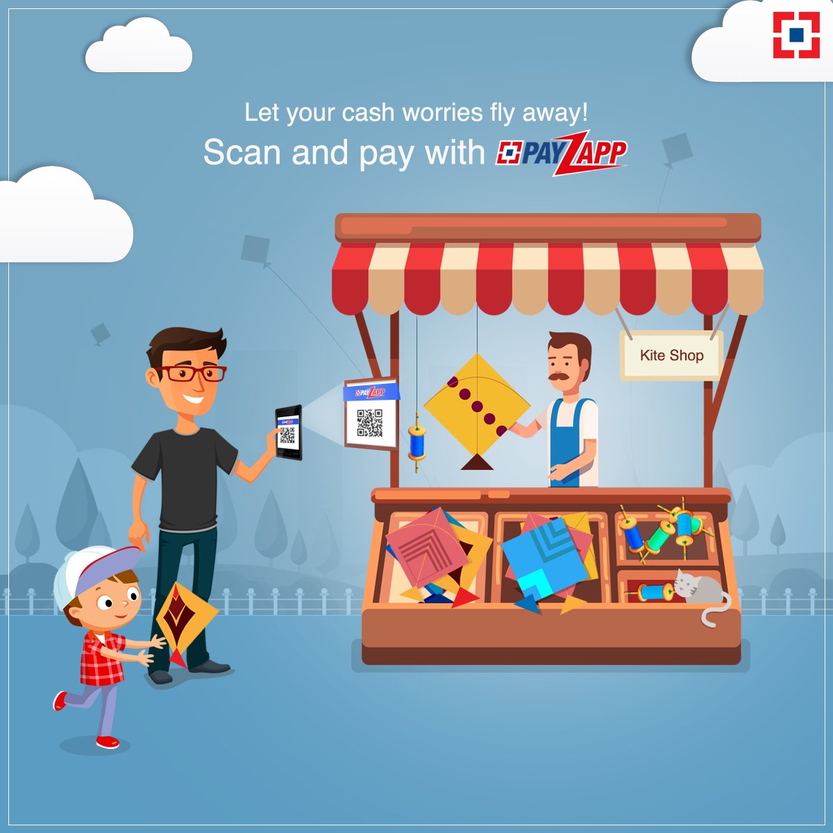 HDFC_Bank's tweet photo. With HDFC Bank PayZapp, you will reap a harvest of payment solutions, both big and small. Have a safe and happy #MakarSankranti #ForgetCash https://t.co/7XJvTel7bE