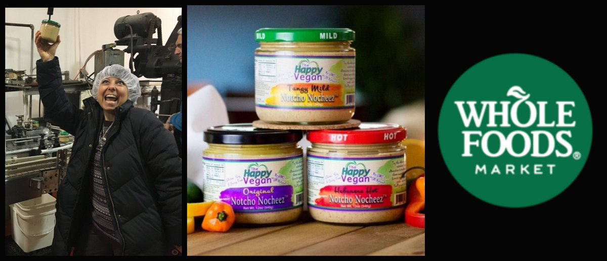 Migliaro_Events's tweet photo. @The_Happy_Vegan made it to @wholefoodspgh with their amazing product, Notcho Nocheez®. Check them out at the Grand Opening on 1-25-17. https://t.co/zflFxolujU
