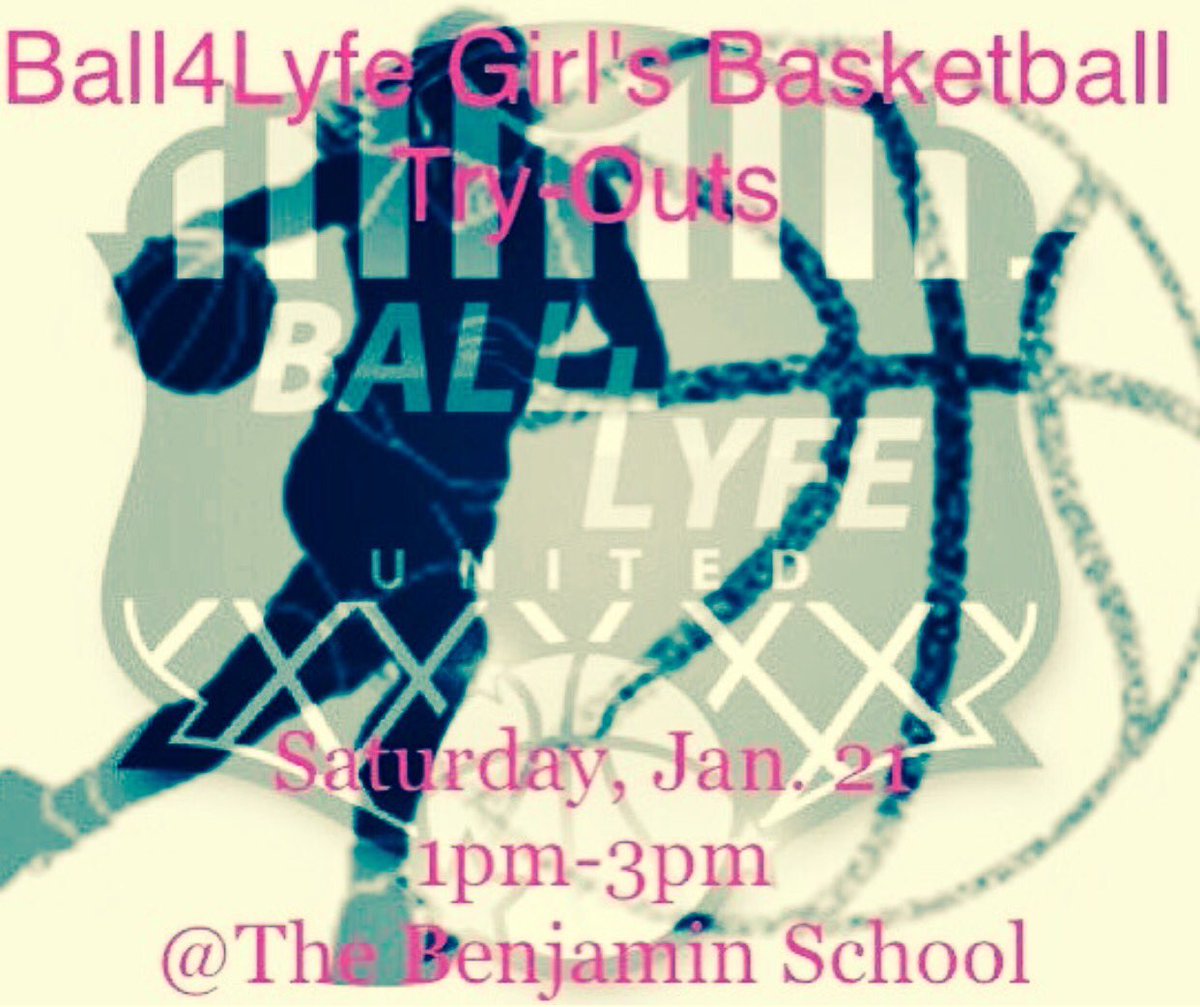 B4Lgirls's tweet photo. This will be a collection of the areas best talent ⚠️⚠️ BRING YOUR A-GAME 🍽🏀 #BALL4LYFE #B4LGirls #PreparationistheSeparation https://t.co/aTjn3pMf7c