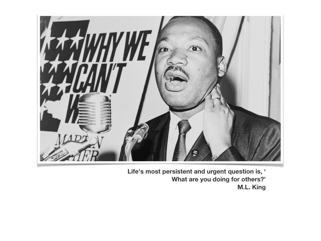 ShiftParadigm's tweet photo. Life's most persistent and urgent question is, 'What are you doing for others?' Martin Luther King, Jr.

#MLKday2017 https://t.co/UOZwHL4yGR