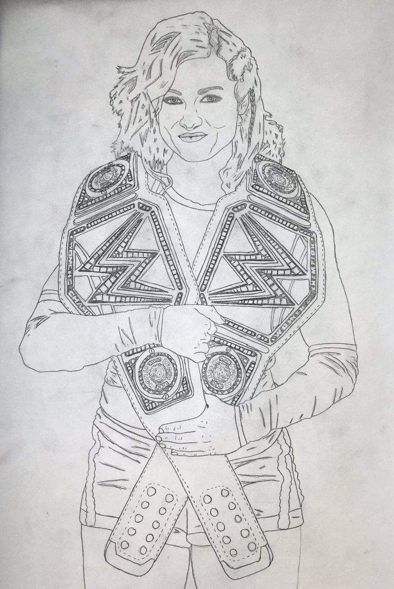 Becky Lynch Fan Art On Twitter At Wrestlemania