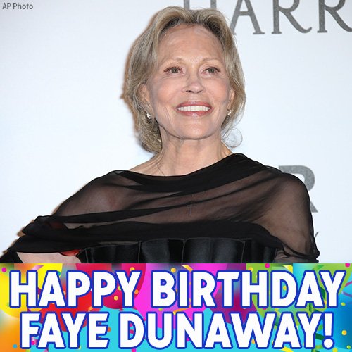 Happy 76th birthday to \"Chinatown\" and \"Network\" star Faye Dunaway! 