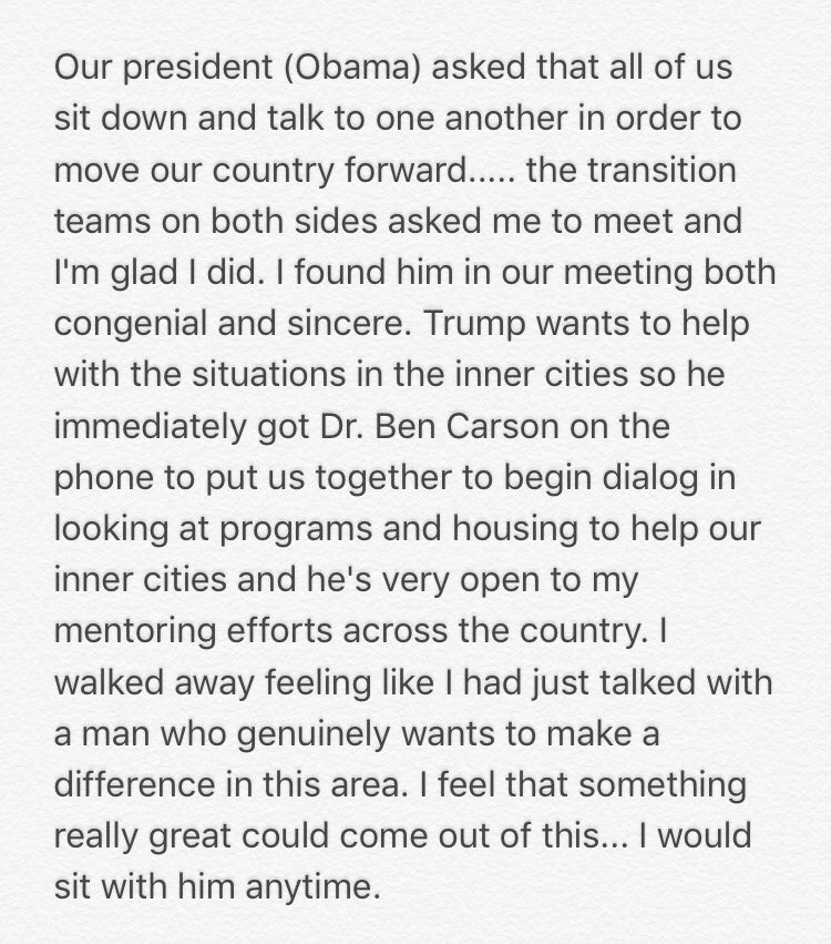 My meeting with @realDonaldTrump ...