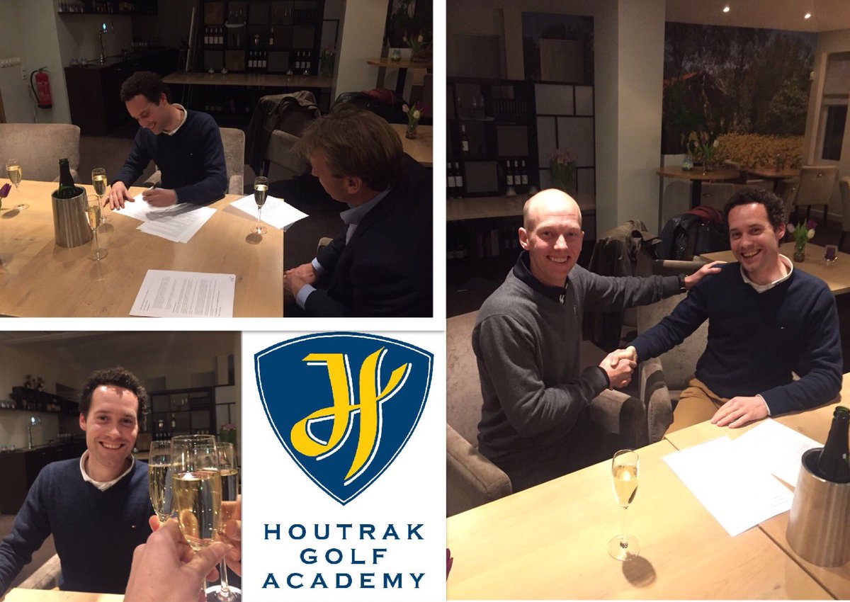 FlorisVosGolf's tweet photo. Trots om te kunnen delen dat Golfclub Houtrak mijn nieuwe werkplek is!!! 💪🏻@Houtrakacademy https://t.co/mJDCwfP3SS