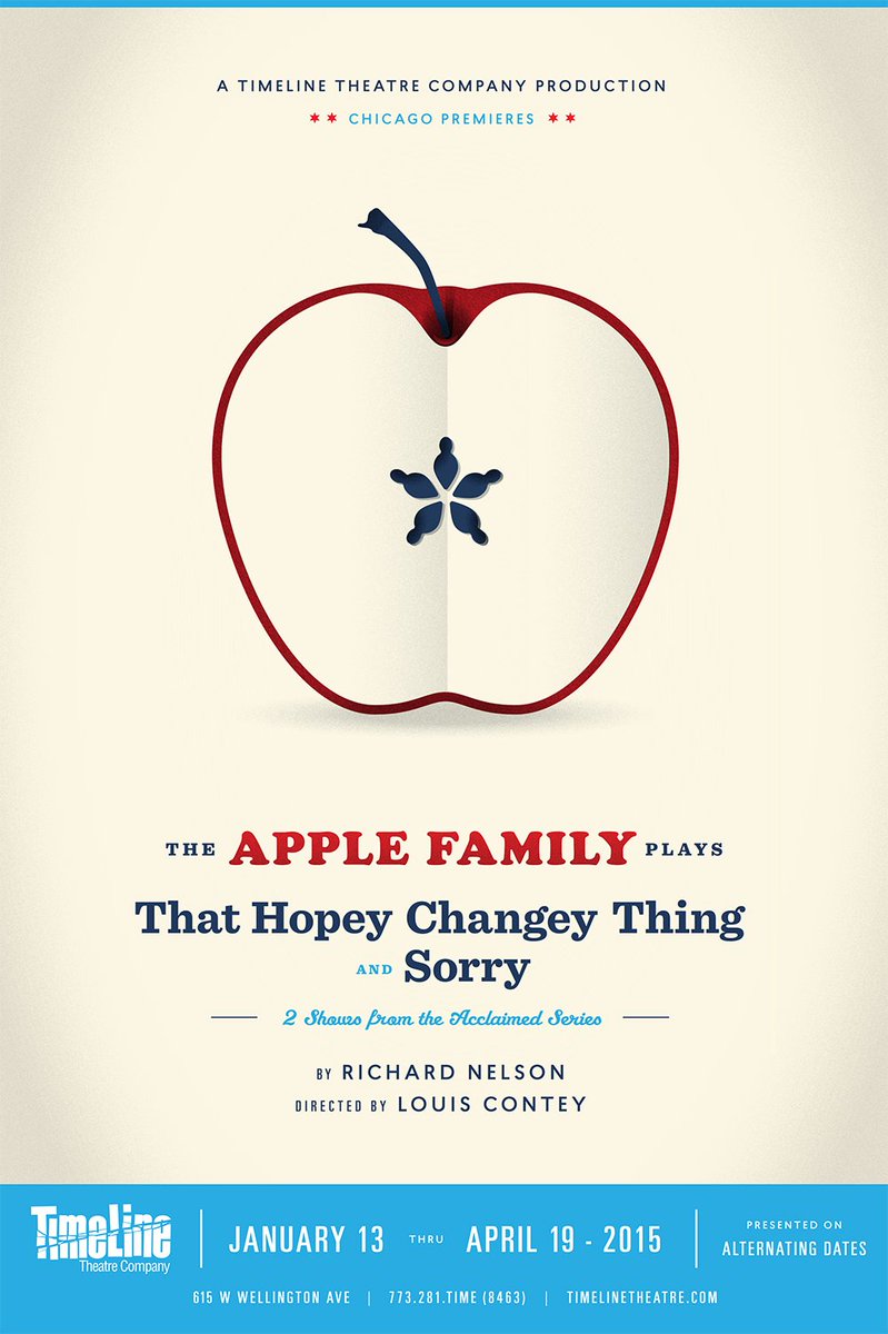 TimeLineTheatre's tweet photo. #OTD in 2015? We were prepping 1st preview of #AppleFamilyPlays, featuring 5 Company Members + Mike Nussbaum in his TL debut! #TimeLine20th https://t.co/pghuKhK7Hr