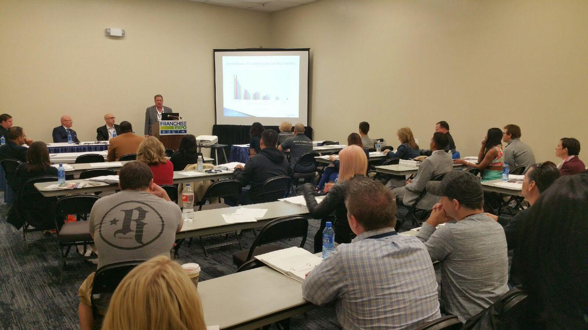 fdfranchise's tweet photo. We have big group in attendance for the "How to Franchise Your Business" seminar today at the Franchise Expo South! @MFVFES https://t.co/VHDiR78WAu