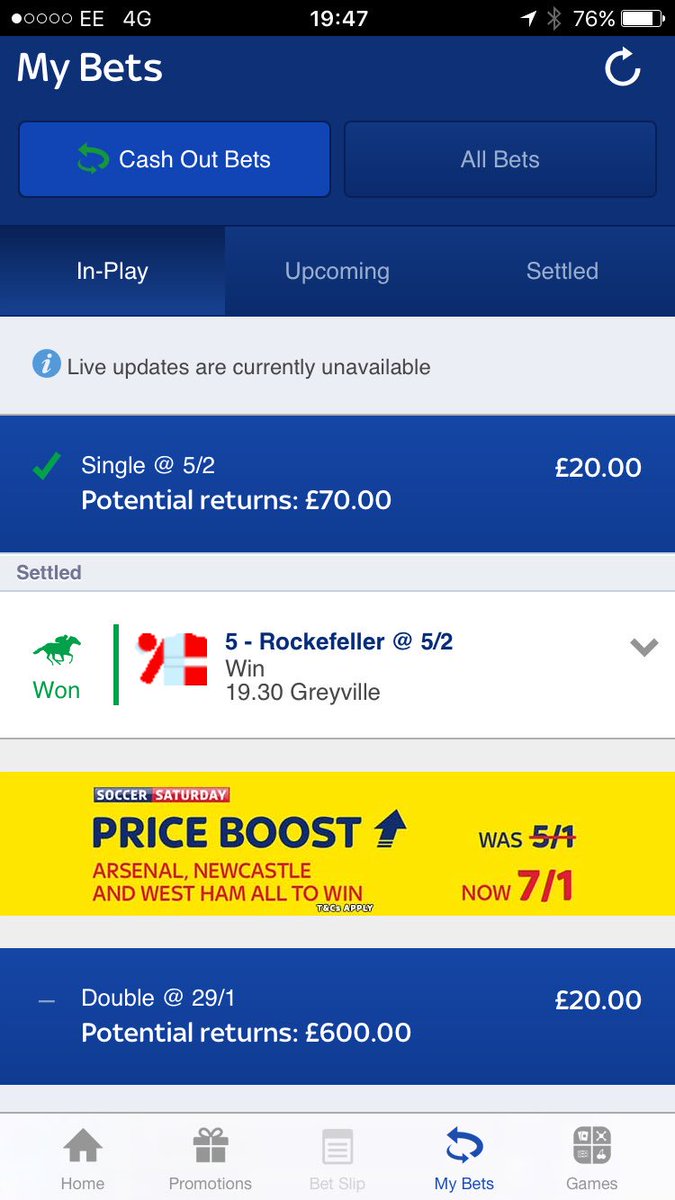 jocster01's tweet photo. Friday 13th works for me.... #bookiebashing 😊😎💷 https://t.co/OUgF8hvVJn
