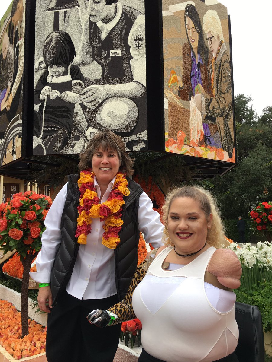 BerroMichele's tweet photo. So proud of our @RanchoRehab #OTFloat2017 riders Lisa and Kaitlyn!! @OTACnews #OT Centennial #OTACHour https://t.co/h8D6sfr4fp