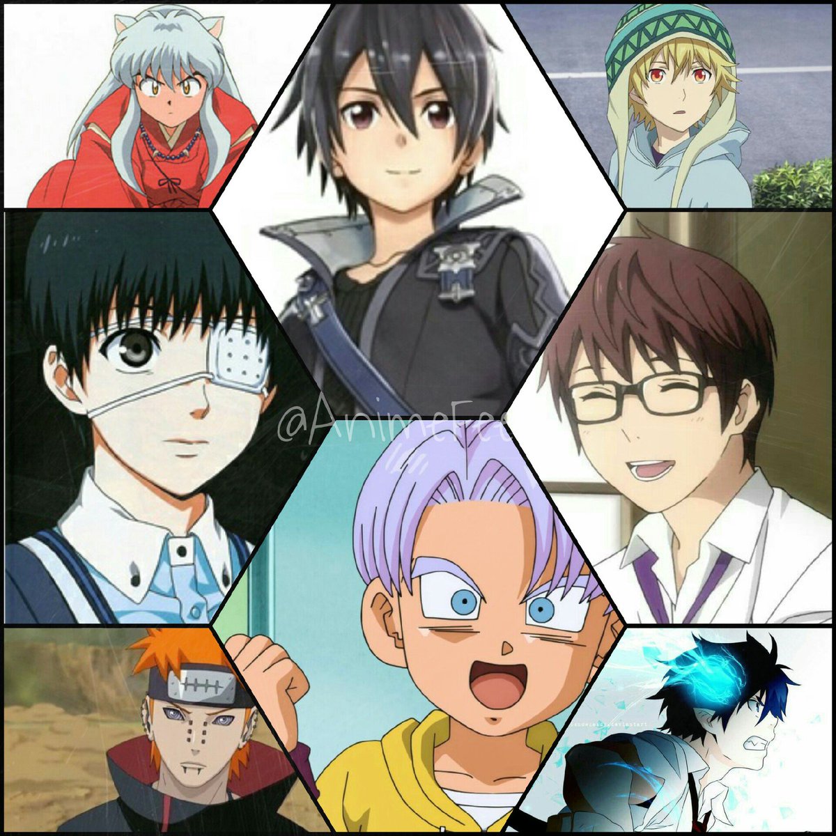 AnimeFeelz's tweet photo. A few of my favorite guys from different anime. 
RT if you know them
Like if you see your favorite https://t.co/f34sQ9m4SK