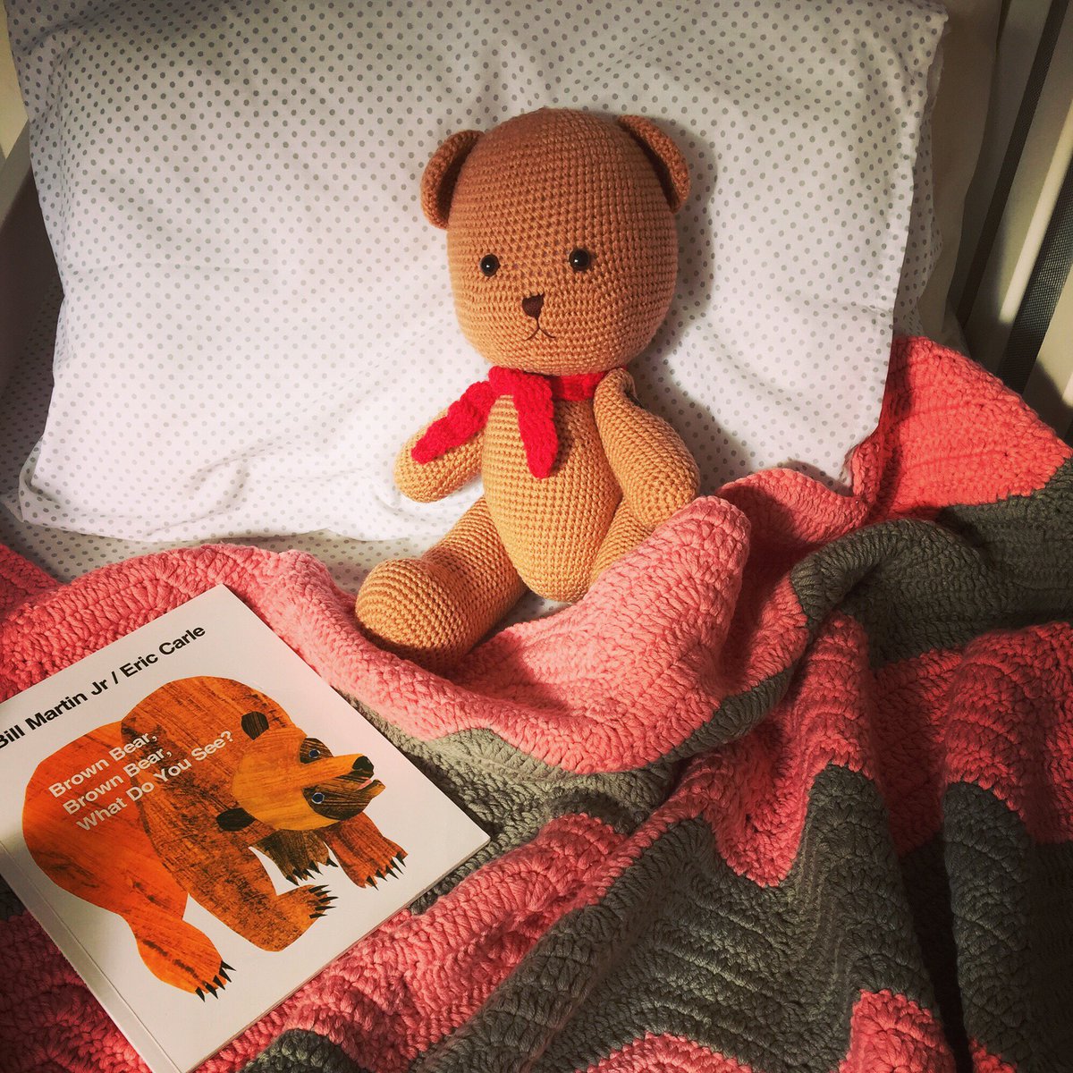 cocomokids_au's tweet photo. Snuggle in for some lazy weekend sleep ins..  #handmadetoys #crochetbear #stuffedbear

Visit us at https://t.co/oagMWW8qmR https://t.co/1HbI1W5YO9