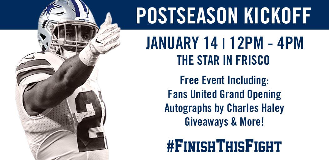 dallascowboys's tweet photo. Celebrate the #DallasCowboys with us at the Postseason Kickoff at the @thestarinfrisco on 1/14! 

More Info: https://t.co/AIKqBD9Fua https://t.co/cTKFufjvJd