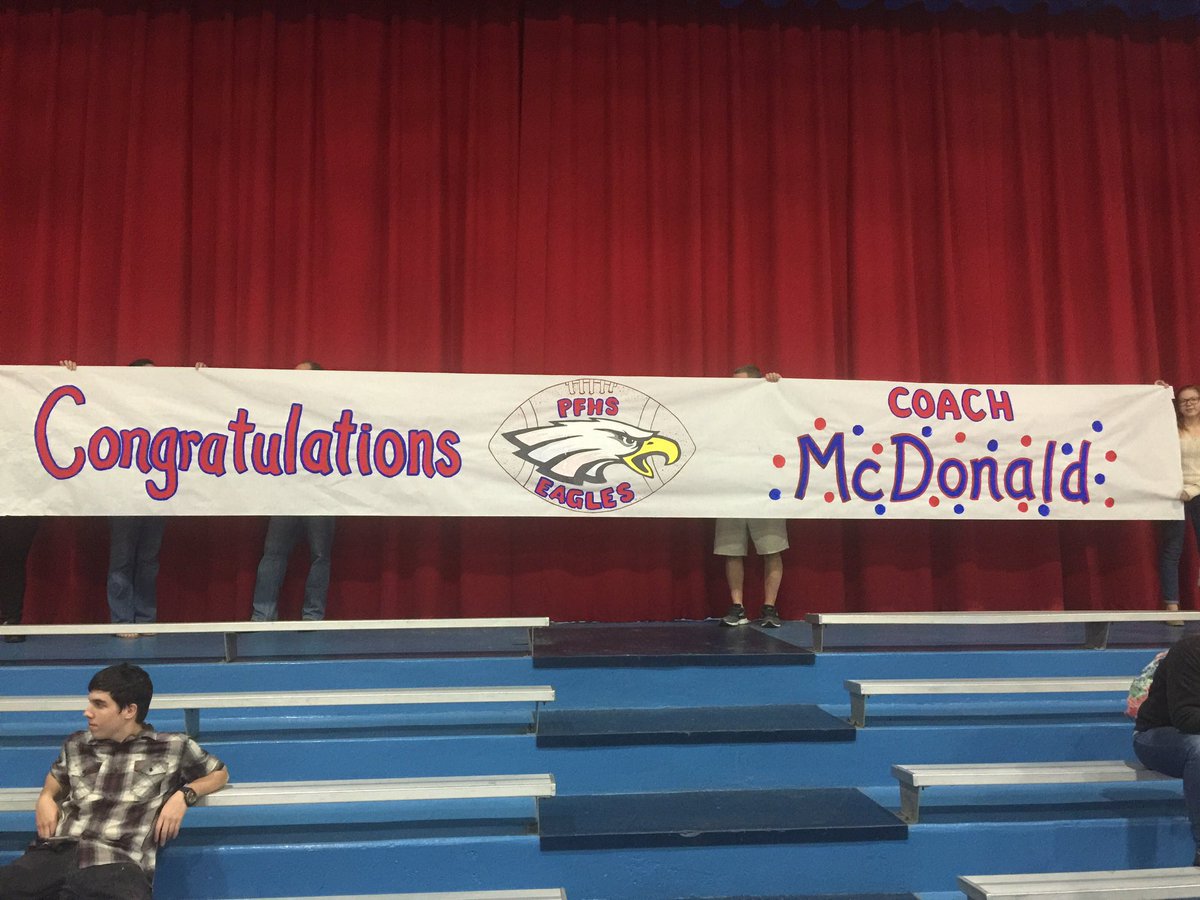 Congratulations to our new new Head Football Coach 🏈 Coach McDonald! 🎉