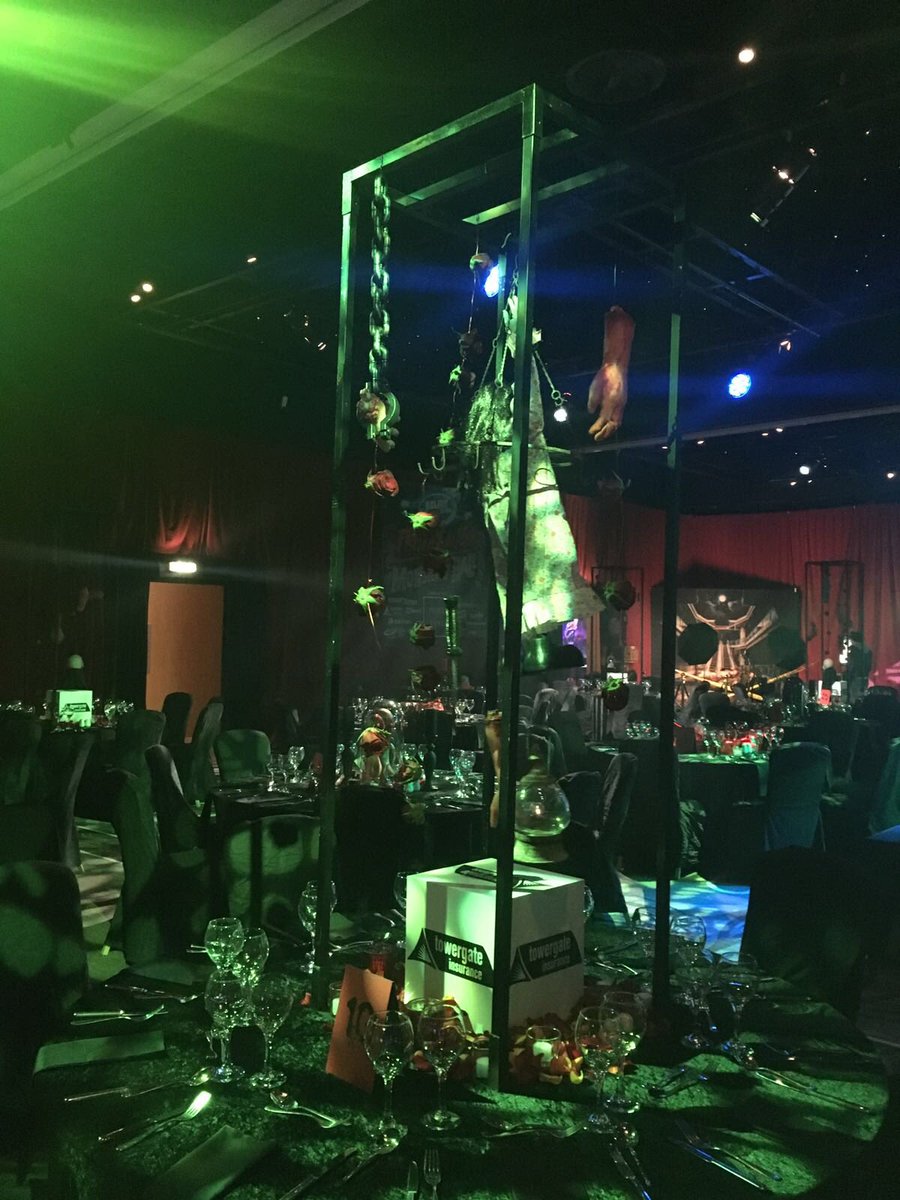 SimplyBetterUK's tweet photo. Table centres causing quite a stir @JML_Direct monsters ball #events #eventprofs #friday13th https://t.co/A6HZr4y8Z9