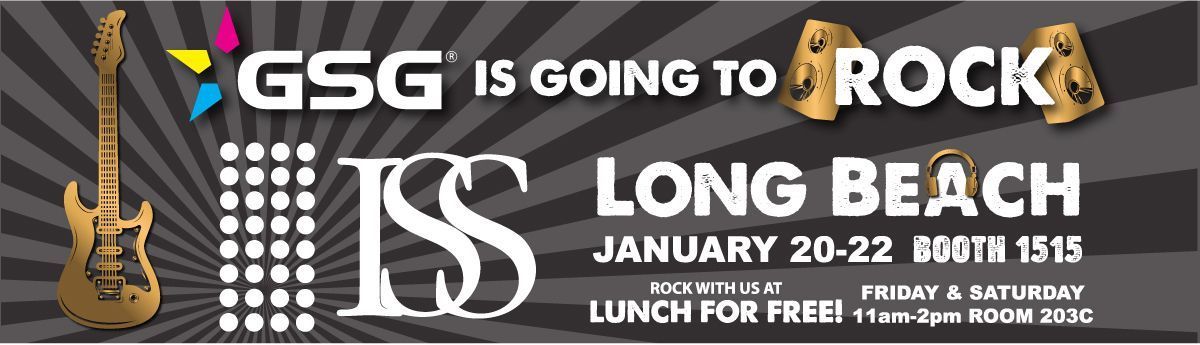 GoGSG's tweet photo. We can't wait to #ROCK @issshows in Long Beach next week! Stop by booth 1515! https://t.co/F3t7wpdOV9 #GoGSG #OurCustomersRock https://t.co/4ScbAlHLQc