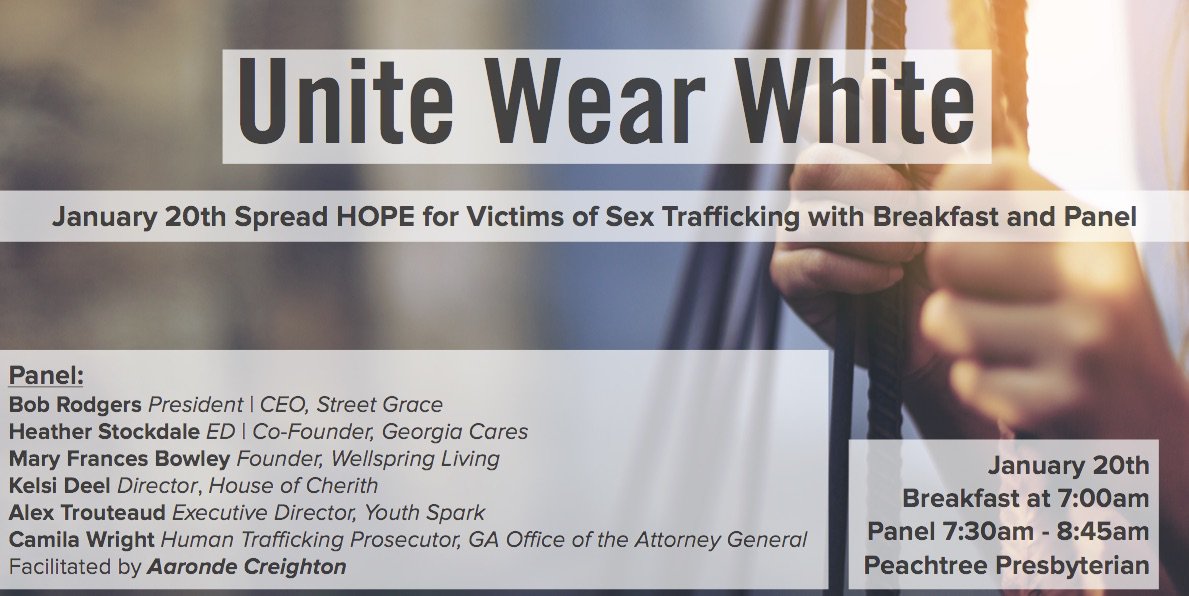 marybowley's tweet photo. UNITE WEAR WHITE - Join Freedom Fighters next Friday, January 20, 7:30AM, Peachtree Presbyterian Church Lodge https://t.co/lknSdV4Qjv https://t.co/3WN4M2GrLI