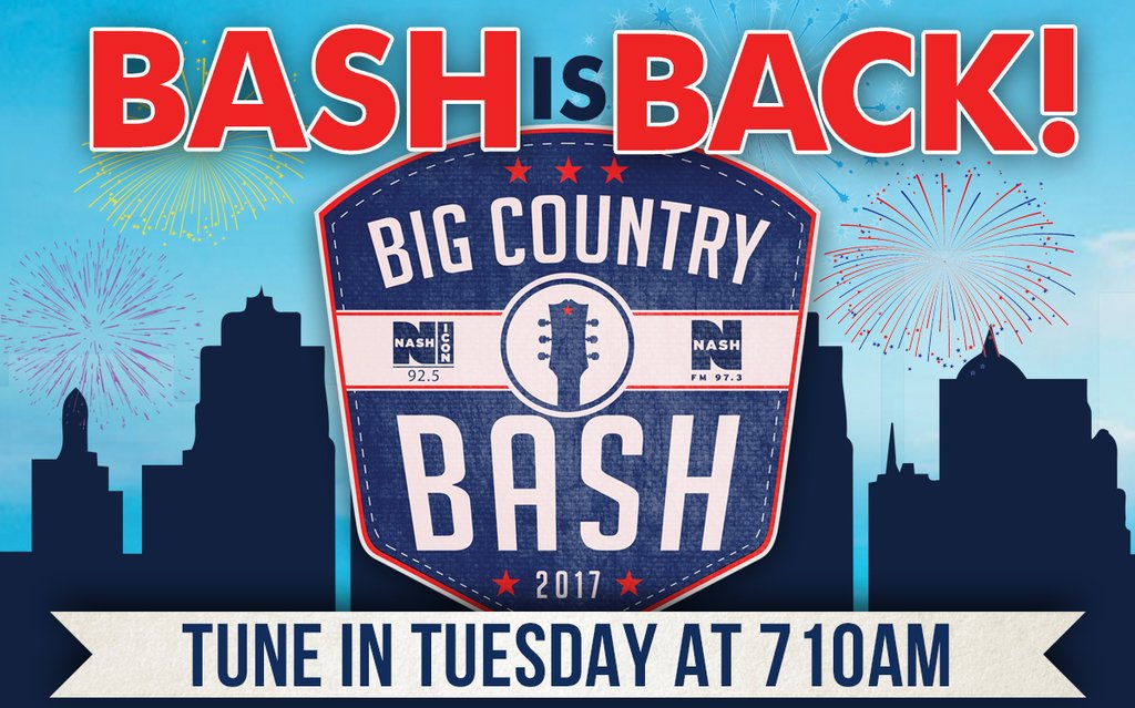 CumulusDSM's tweet photo. Tune into @nashfm973 or @925NashIcon Tues for details! #BashisBack https://t.co/6dm18kdz9z