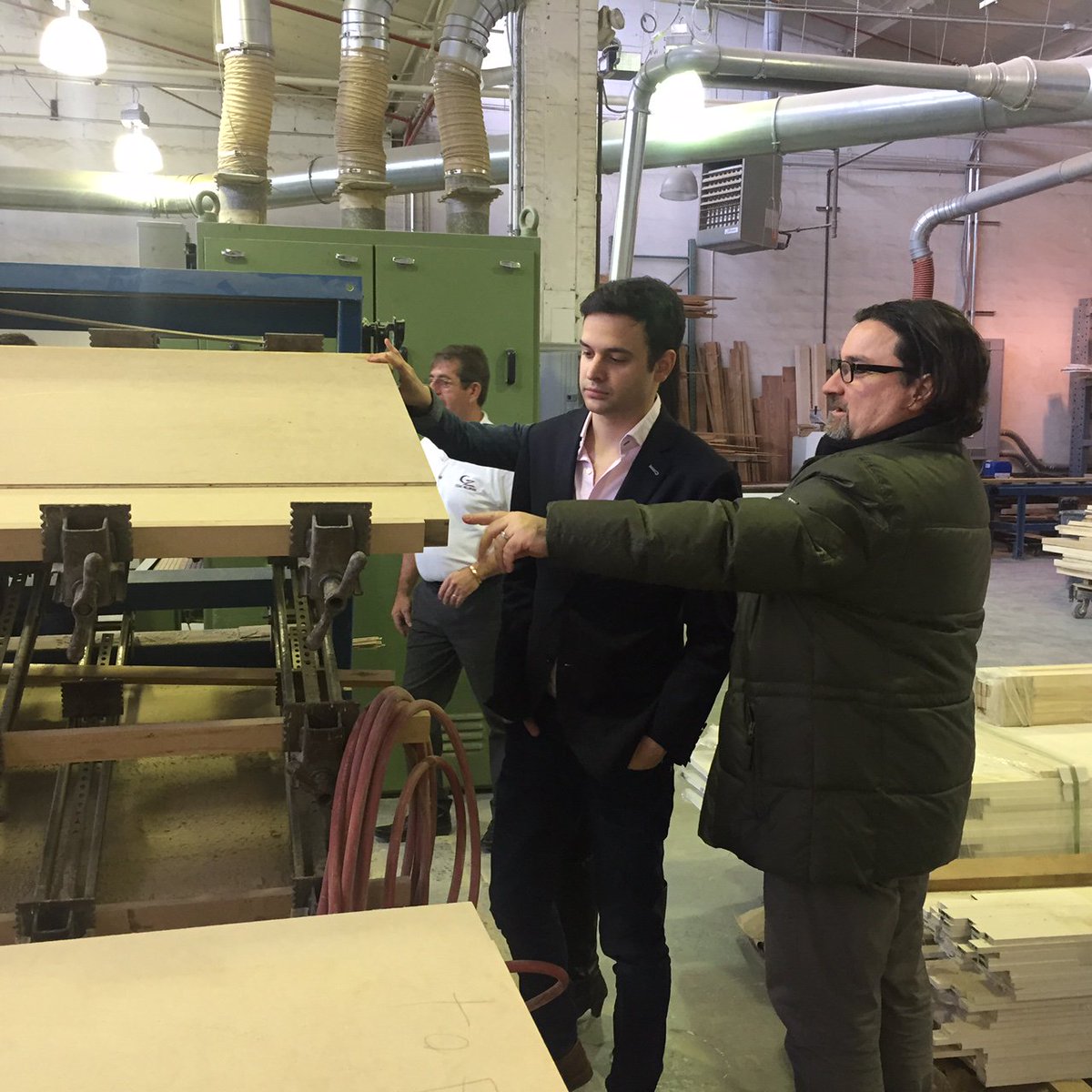 CetraRuddy's tweet photo. CetraRuddy Educational Committee trip to Czar Millwork today! #interiordesign https://t.co/n3Ei4L6a0a