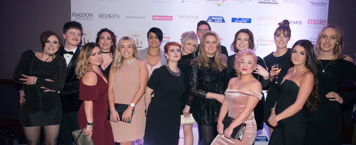 SaksExeter's tweet photo. #SaksAwards and our beautiful #Exeter team this weekend in London and finalists in Salon of the Year to boot #ilovesaks #bestsalonexeter https://t.co/Bo6AVvJl8R