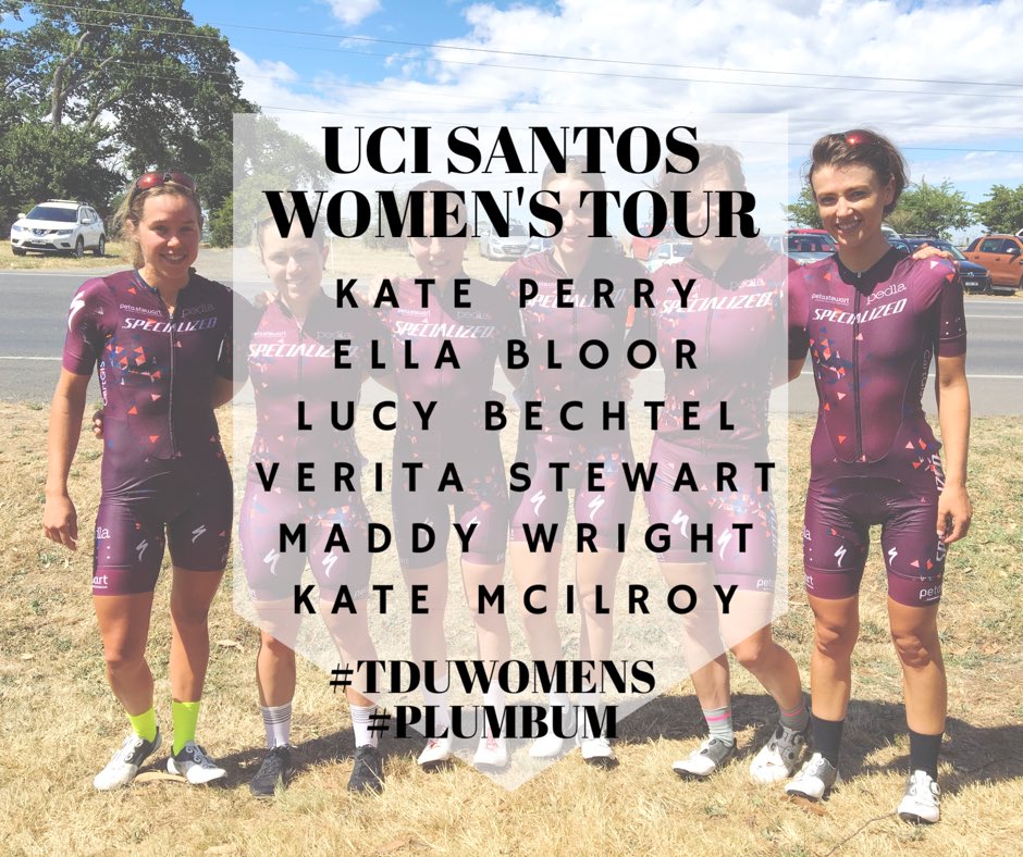 Racing kick off today, 106.5km Hahndorf to Meadows. Wish us luck!
#tduwomens #squad #plumbum #specializedwmn <a href="/tourdownunder/">Santos Tour Down Under 🚴🚴‍♀️</a>