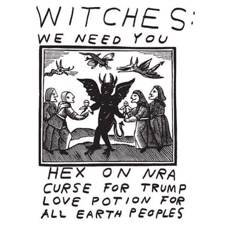 basicwitchtv's tweet photo. @nathanielrussell's work speaking right to us. 
#wewillmarch #witches #witchestakewashingt… https://t.co/mQtrcY8DAO https://t.co/At5tkYHeGO