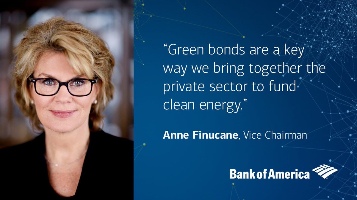 Innovative financing like #greenbonds help create jobs, advance renewable energy &amp; produce business return #WEF17 go.bofa.com/3zdz4