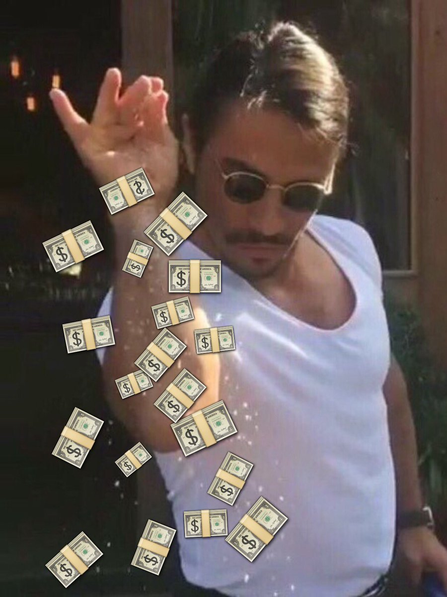 Spending money on food like