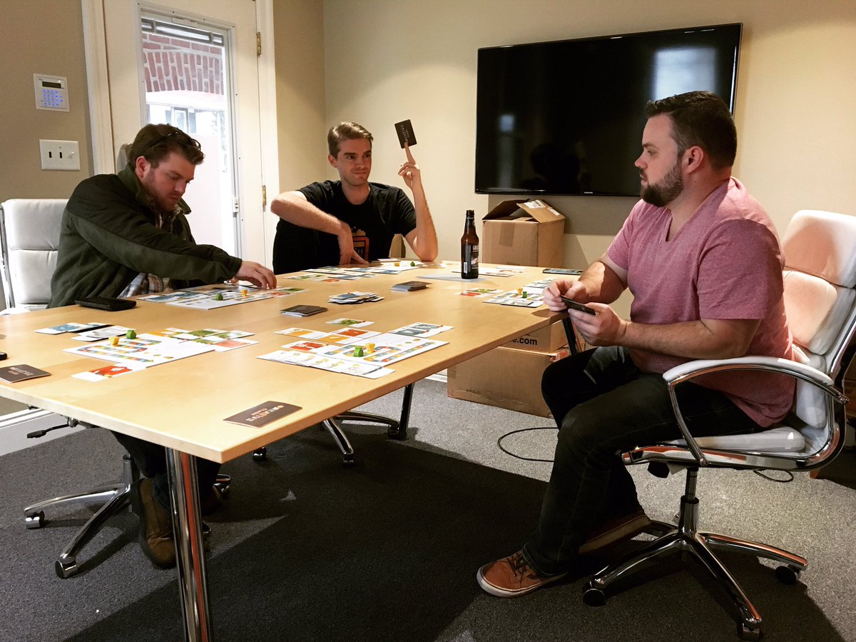 inovat's tweet photo. Rounding out the week with a spirited game of Creative Clash. @infantree #gameface #hikevin #fridays https://t.co/GF0iHBvizR