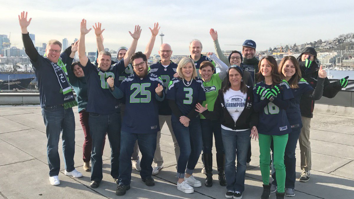 How we do #BlueFriday. Go <a href="/Seahawks/">Seattle Seahawks</a>. #12s #GoHawks #BeatAtlanta