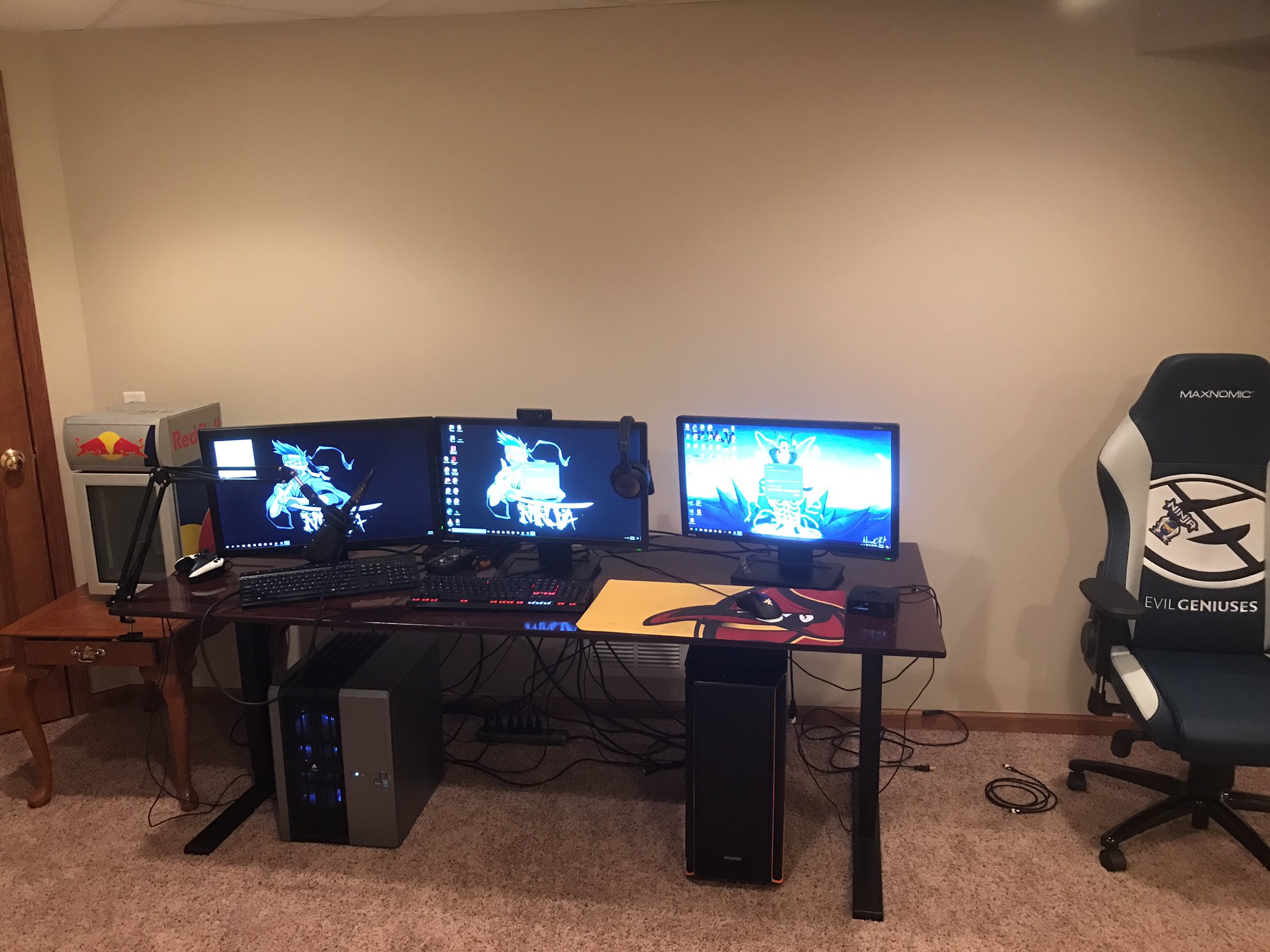 Ninja on Twitter: "New setup area... definitely excited to stream