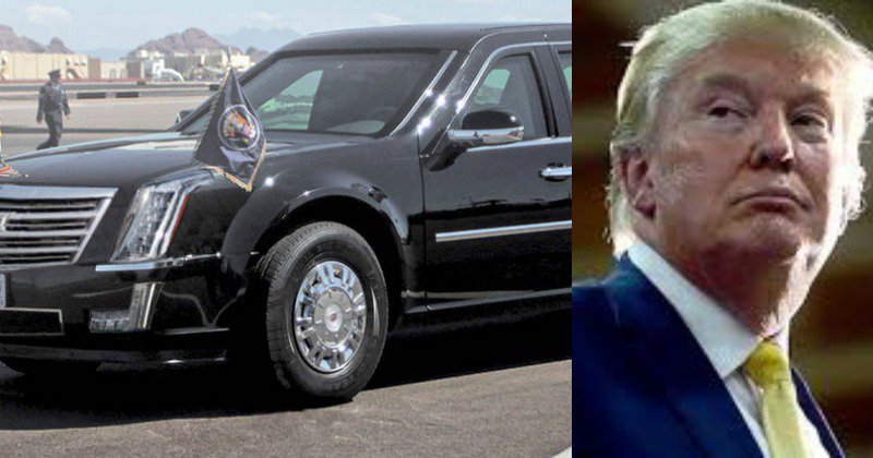 AmandaShea_'s tweet photo. Trump’s New Ride Comes Out &amp; Everyone Immediately Notices 1 Thing Different https://t.co/k4rWhN2OFM https://t.co/lTOwWRMku0