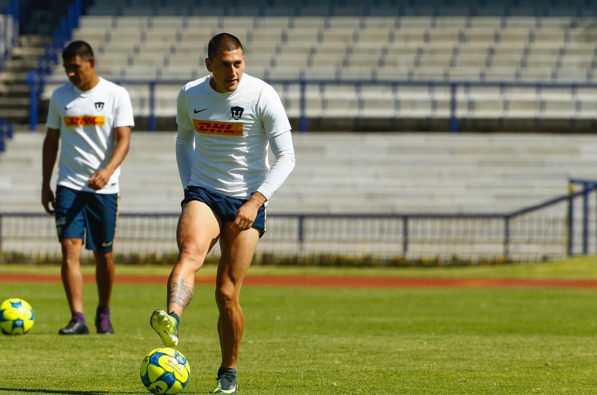 PumasMX's tweet photo. Se acerca el juego ante Cruz Azul y nuestro equipo continúa trabajando para conseguir la victoria.
#SoyDePumas https://t.co/lH7wxTPt2E