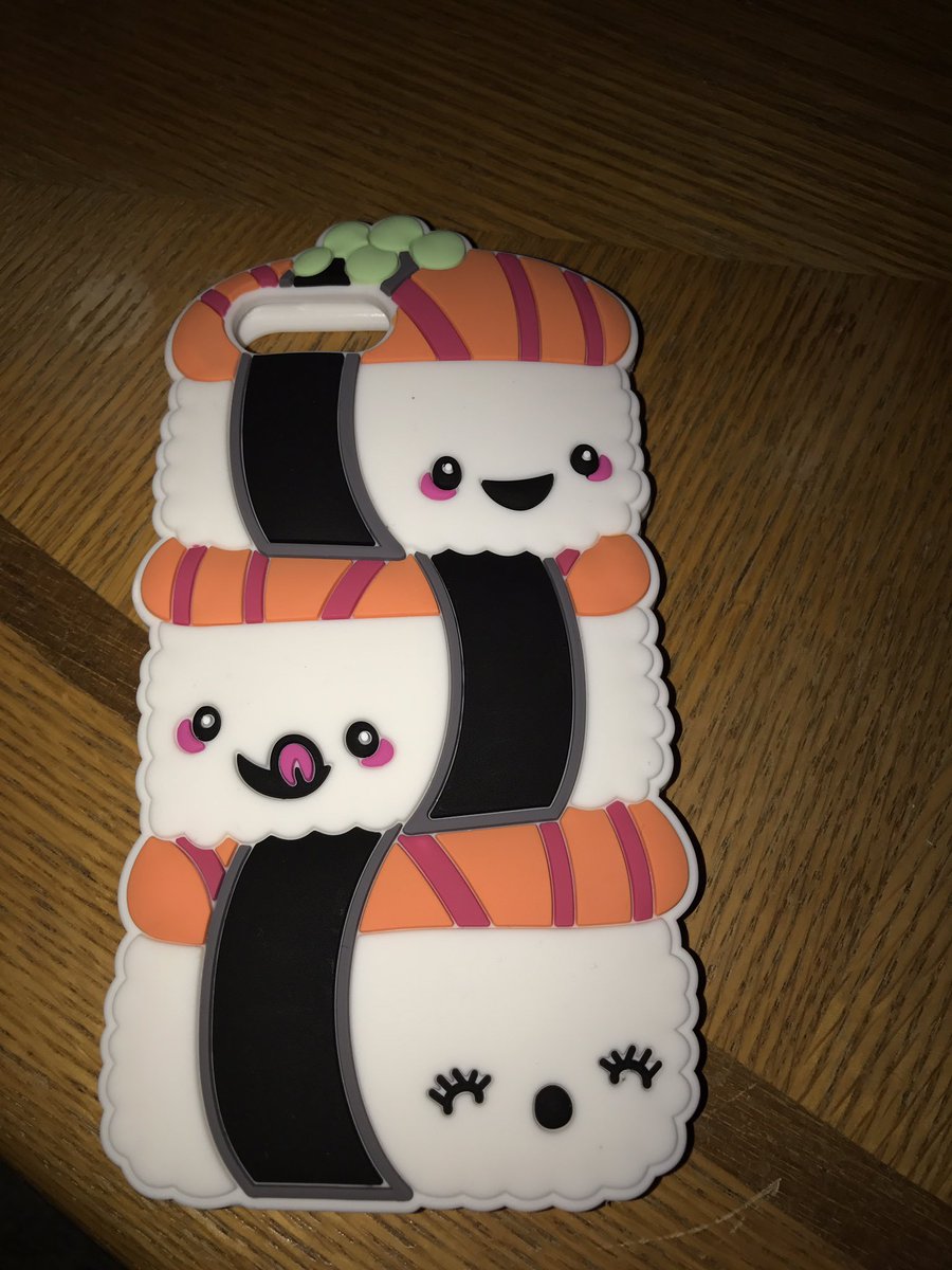 krazyjenni's tweet photo. Cutest.

#iPhone7Plus case.

Ever!!

#sushi #funphonecase #YesImAnAdult https://t.co/ftKLZapDc1