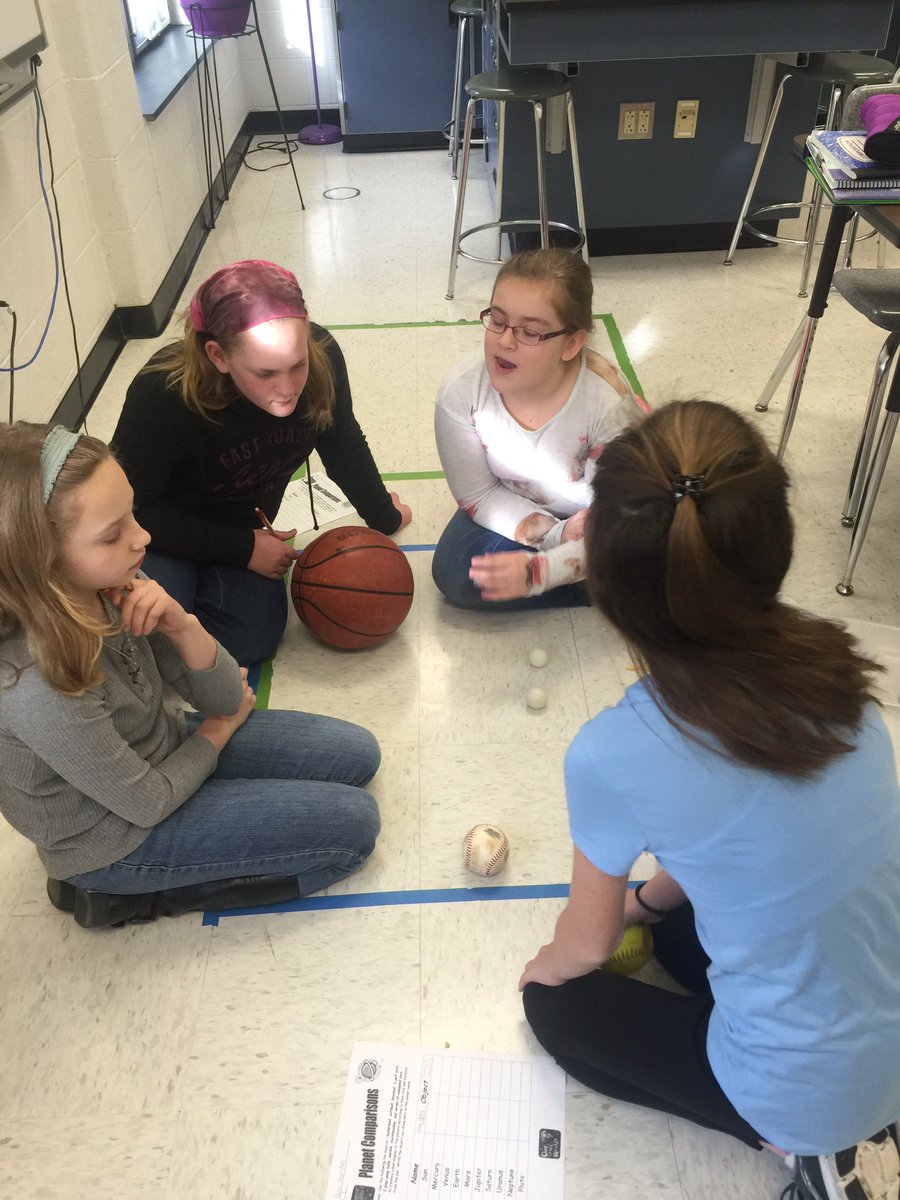 callen6Pscience's tweet photo. Students make planet comparisons in 6P science! Eye opening 👁 great discussions 👂🏻👄🌎 https://t.co/4ArkwELowQ