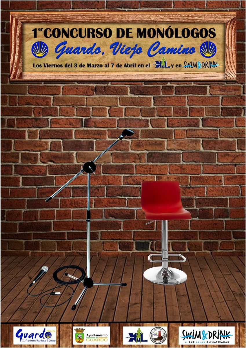 Primer concurso de monólogos en Guardo. Interesados, manden privado y les enviamos las bases.