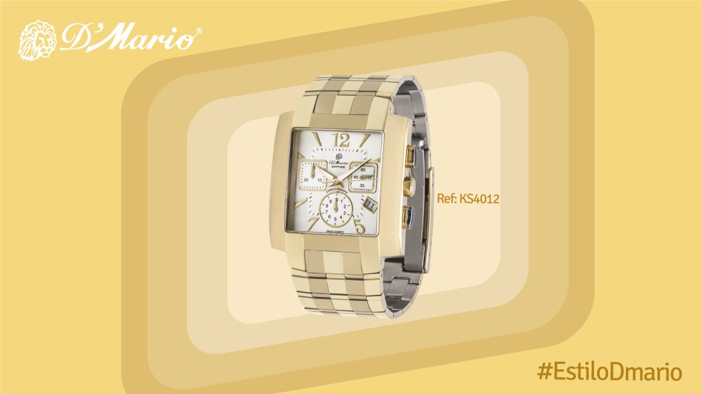 RELOJES D'MARIO on Twitter: "Un líneas simples y un #color llamativo, hacen de nuestro #DMario KS 4012 DP un #reloj de #elegancia y https://t.co/HHcvPg1GUD" / Twitter