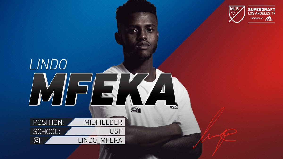 With the 28th pick, #Quakes74 have selected @USFAthletics standout Lindo Mfeka! #SuperDraft https://t.co/GR6rDMyCM1