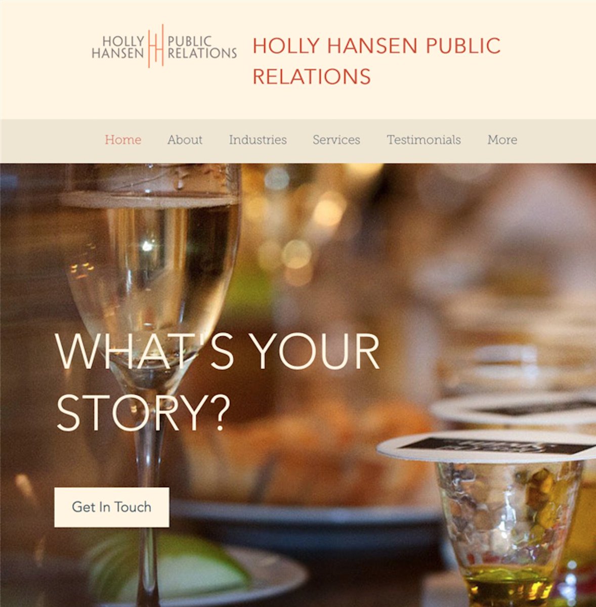 The new HHPR website finally sees the light of day! hollyhansenpr.com