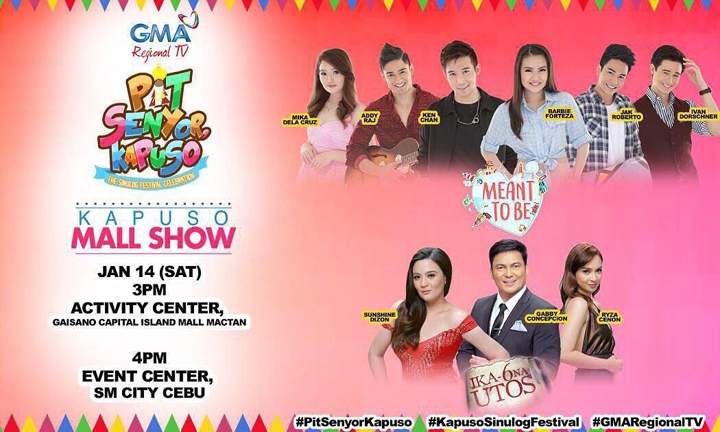 akosiKenChan's tweet photo. See you later Gaisano Capital Island Mall Mactan 3:00pm and SM City Cebu 4:00pm! #SinulogFestival #PitSenyor https://t.co/4LoXFVfn4z
