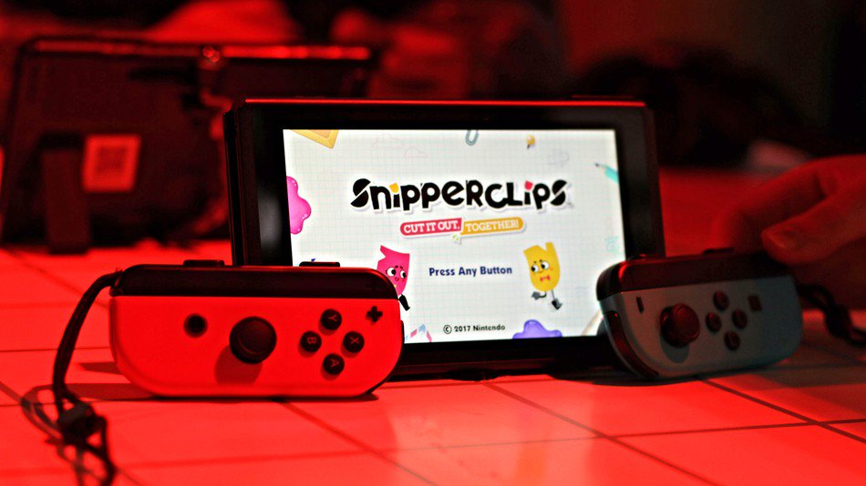 'Snipperclips' from Nintendo Switch