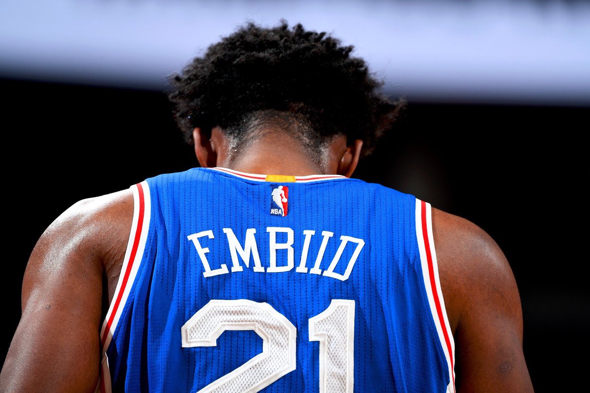 Joel Embiid is dangerously close to becoming a starter in this year's NBA All-Star Game. Let's make it happen! #NBAVote

1 Retweet = 1 Vote