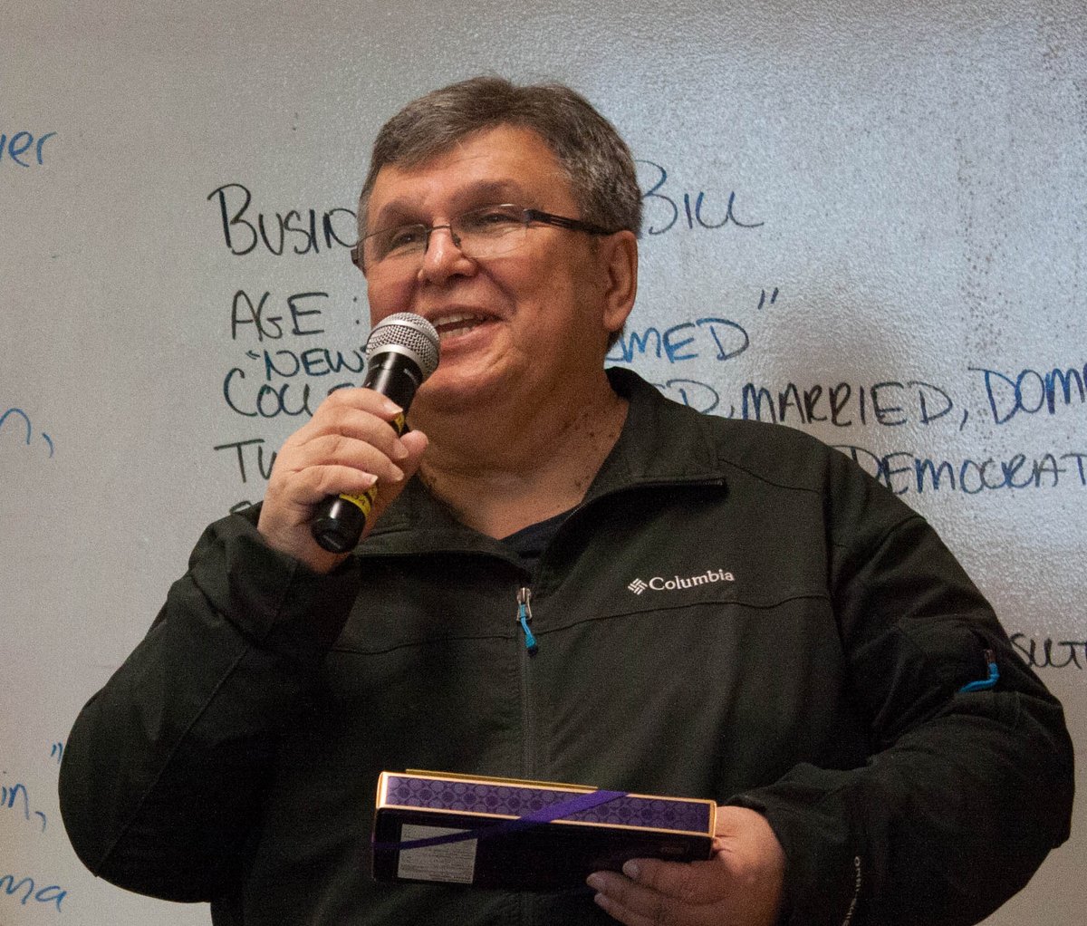 riicnews's tweet photo. We had the pleasure of hosting @Cheyom1, Chief of @Cheam_FN at @UBCJournalism today with @duncanmccue skyping in! #UBC #IndigenousReporting https://t.co/wE5oJUFWQq
