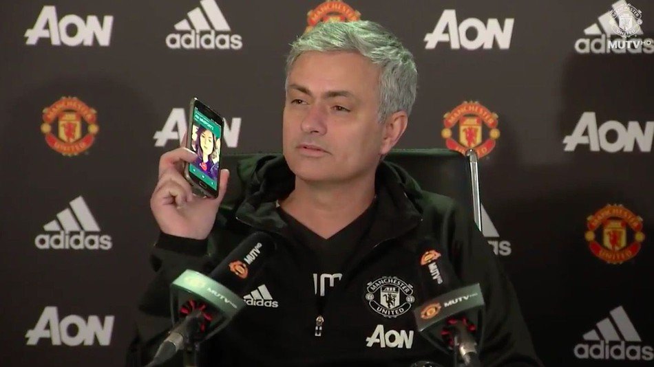 Jose Mourinho the secretary?