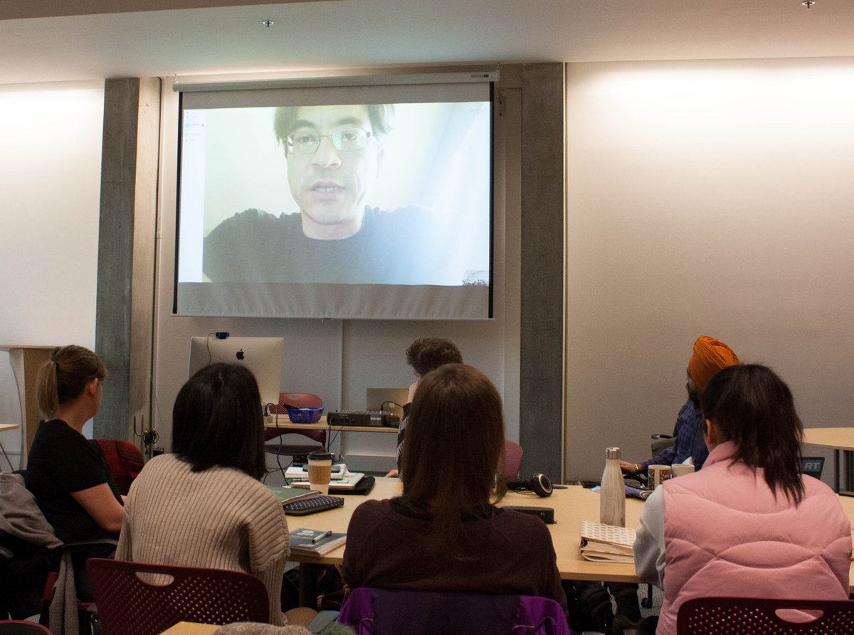 riicnews's tweet photo. We had the pleasure of hosting @Cheyom1, Chief of @Cheam_FN at @UBCJournalism today with @duncanmccue skyping in! #UBC #IndigenousReporting https://t.co/wE5oJUFWQq