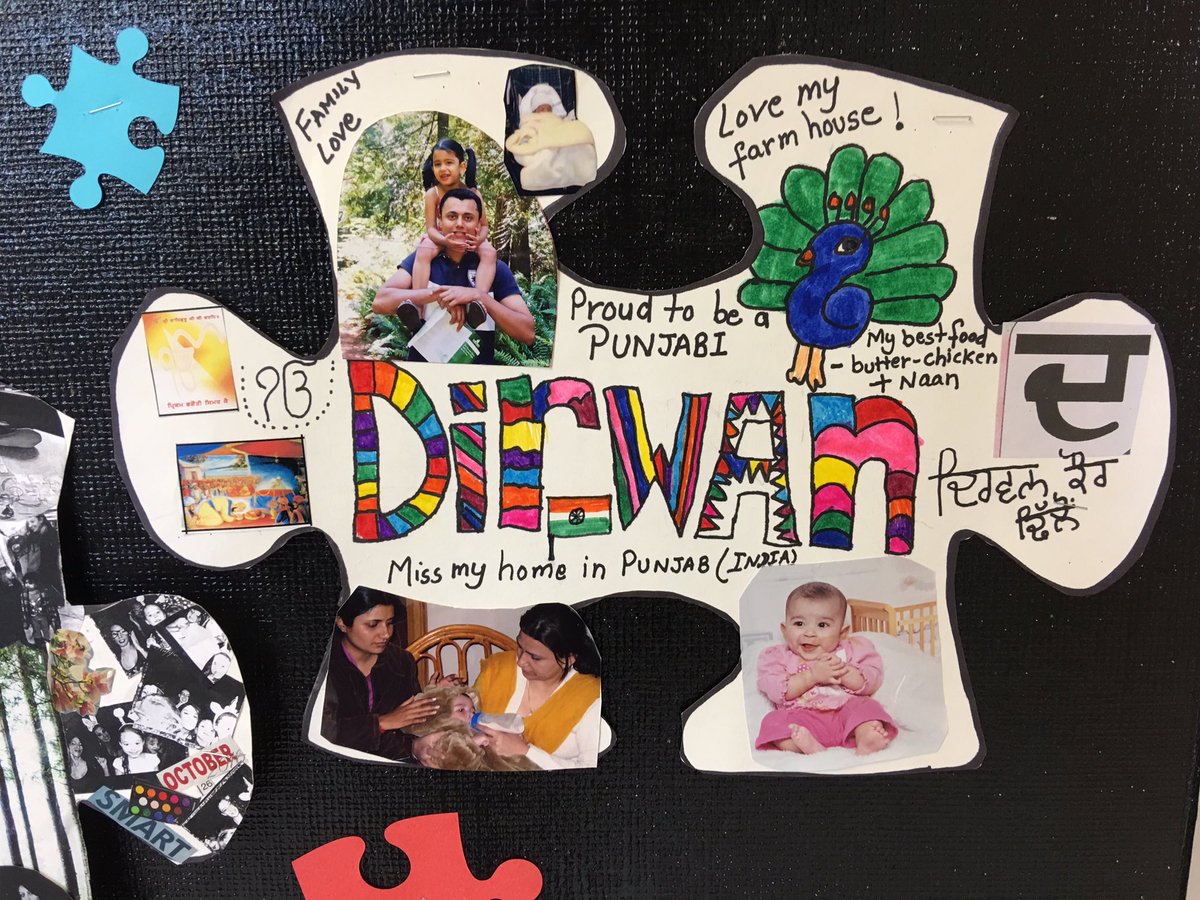 JiwanMalcolm's tweet photo. Pieces of Division 3! We're all different but as a team we fit together. @shortreed1 #div3 #think35 #identityprojects #whoarewe? https://t.co/4a4R2snSS5