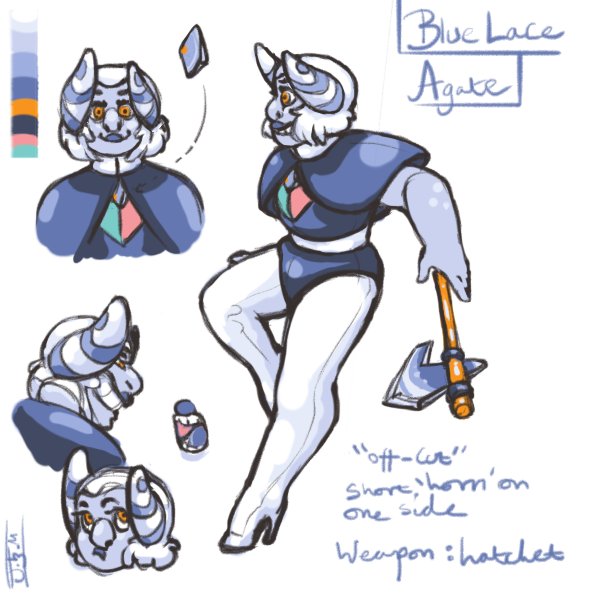 One of our ship's Agates! Don't worry, she's a sweetheart deep down...really!! c: